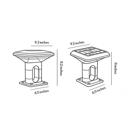Gate Pillar Lights Modern Low-Profile Outdoor Light - view 13