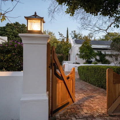 Landscape Pillar Lighting Vintage Roofline Outdoor Light - view 3