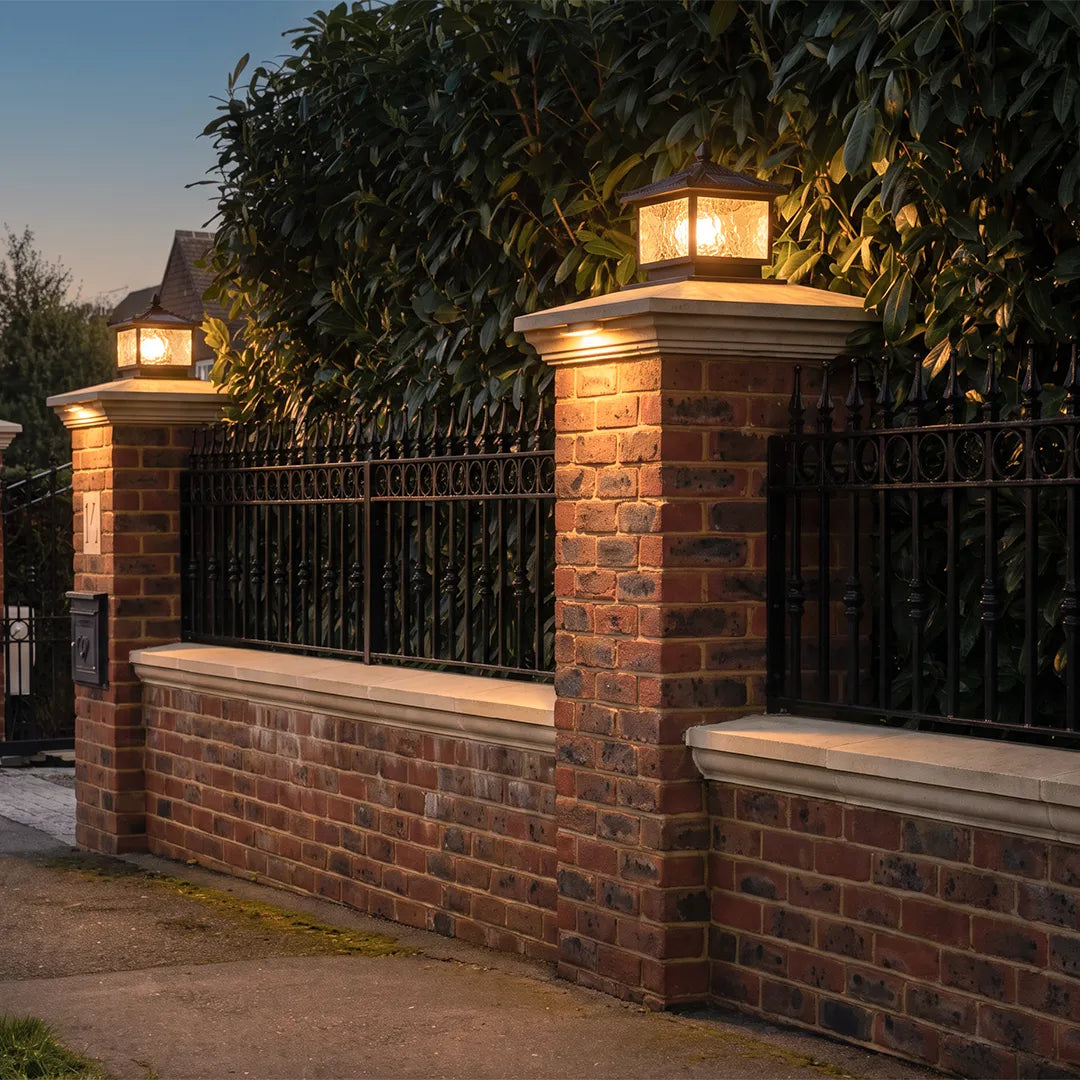 Landscape Pillar Lighting Vintage Roofline Outdoor Light - view 2