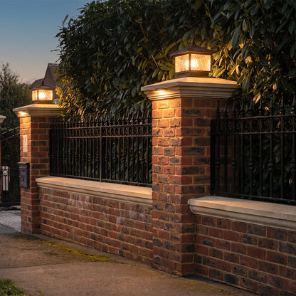Landscape Pillar Lighting Vintage Roofline Outdoor Light - view 2