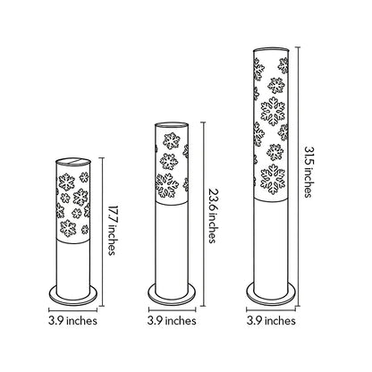 Bollard Solar Pathway Lights Modern Outdoor Garden Lawn Light - view 12