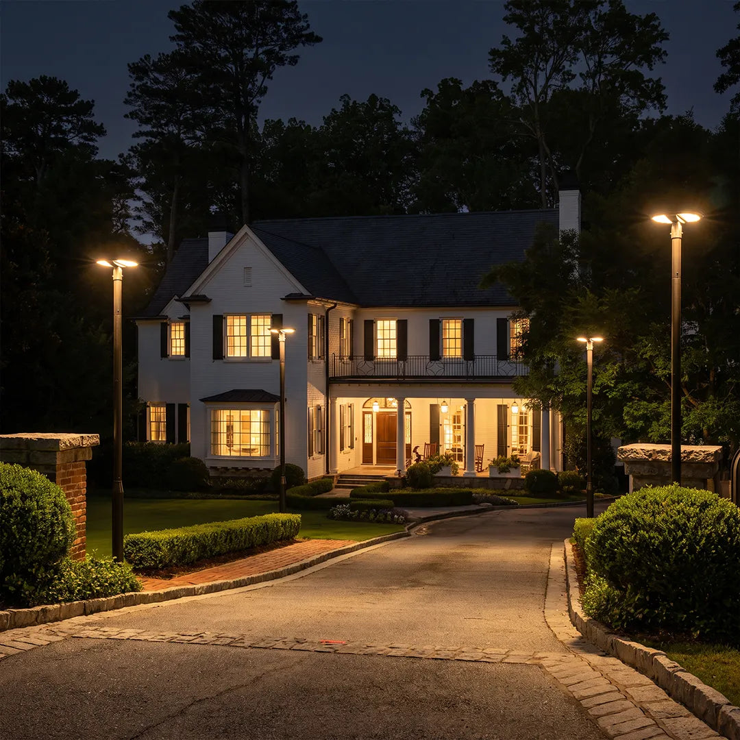 Driveway Lamp Post Lights Modern Outdoor Garden Street Light - view 4