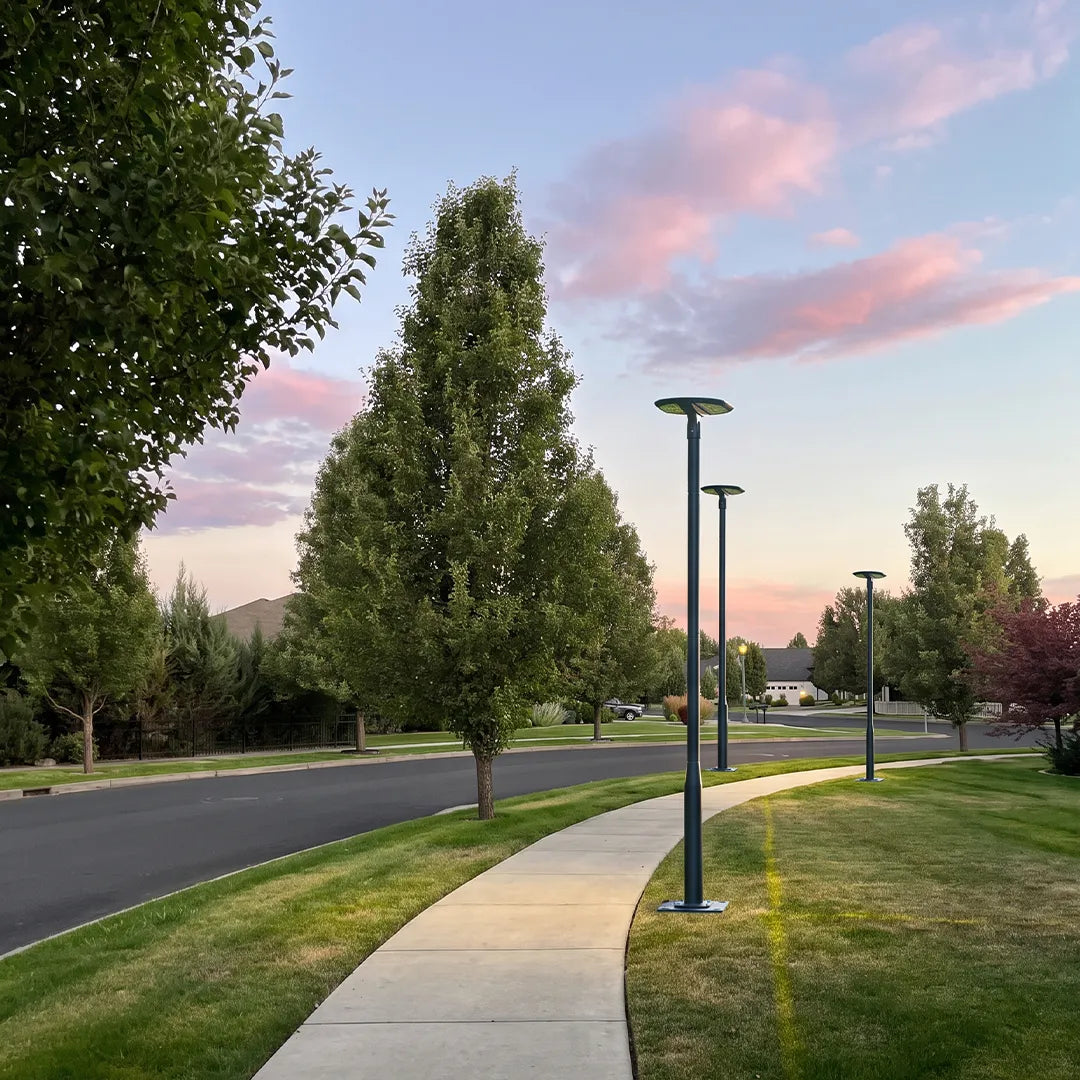 Driveway Lamp Post Lights Modern Outdoor Garden Street Light - view 2