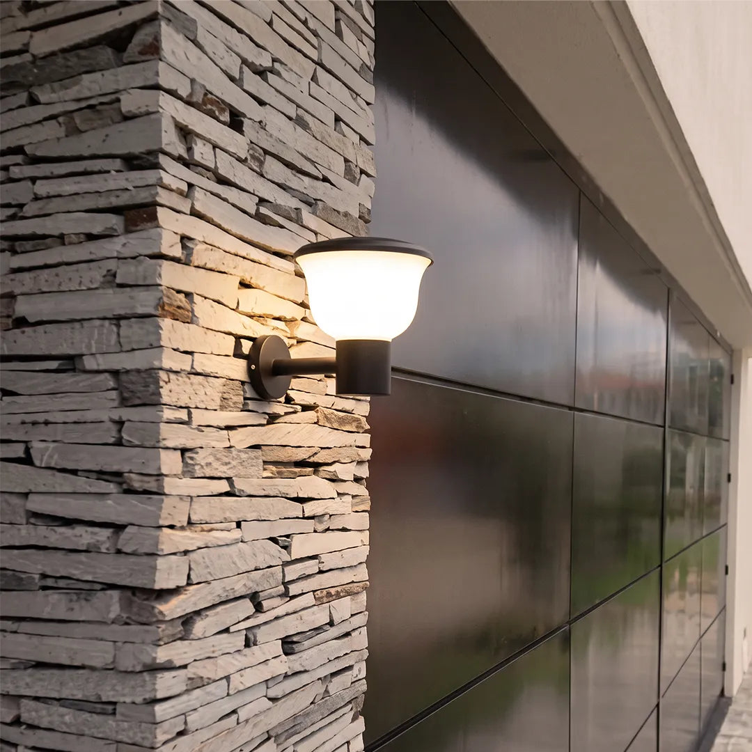 Modern Outdoor Wall Lights Rounded Cup-Shaped Light - view 6