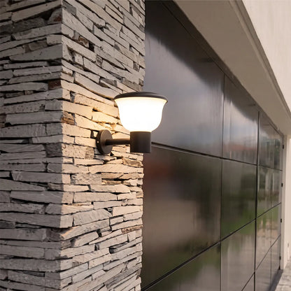 Modern Outdoor Wall Lights Rounded Cup-Shaped Light - view 6