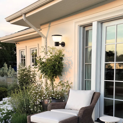 Modern Outdoor Wall Lights Rounded Cup-Shaped Light - view 4