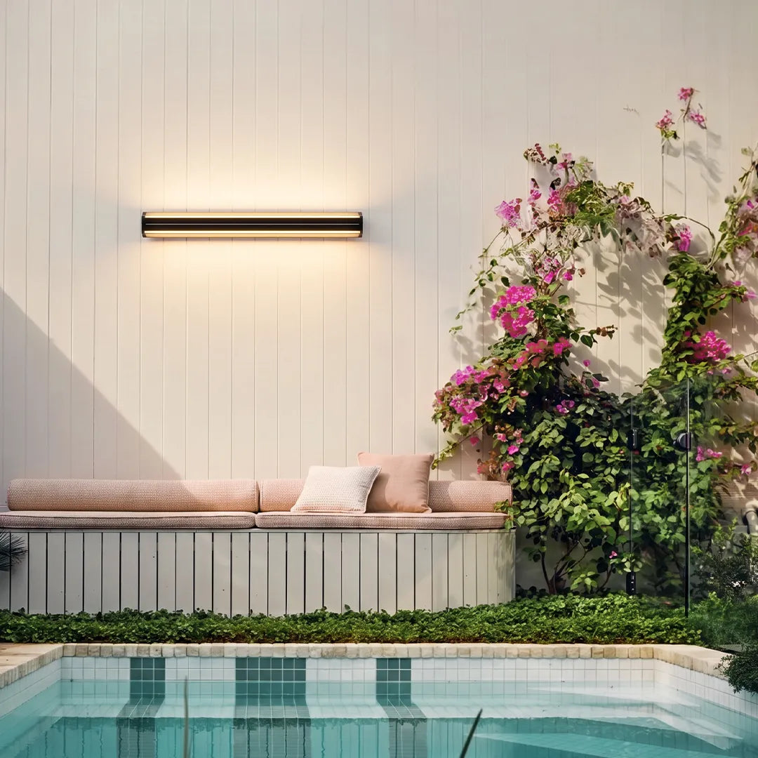 Modern Outdoor Sconce LED Architectural Slim Linear Light - view 4