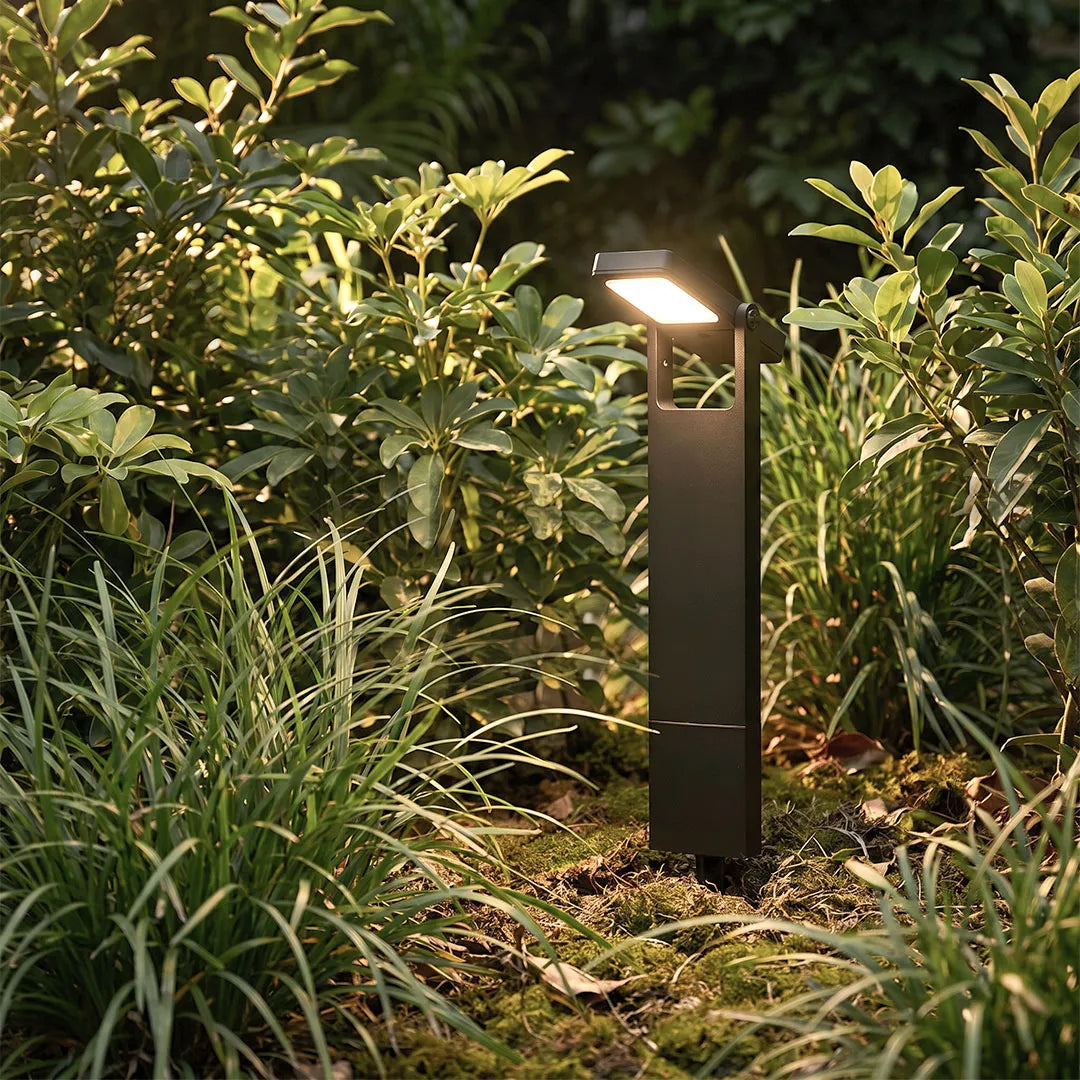 2 PCS Solar Stake Light Dusk-to-Dawn Outdoor Ground Light