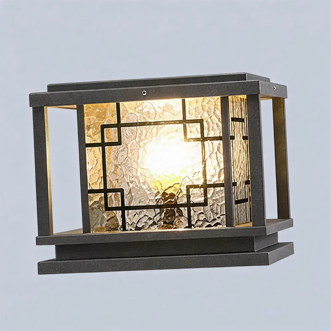 Square Pillar Lights Outdoor Waterproof Solar Gate Light - view 7