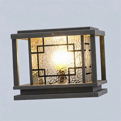 Square Pillar Lights Outdoor Waterproof Solar Gate Light - view 7