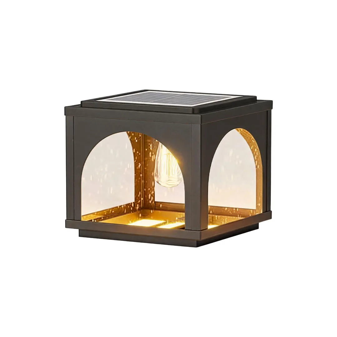 Solar Outdoor Pillar Lights Modern E27 Courtyard Lights - view 14