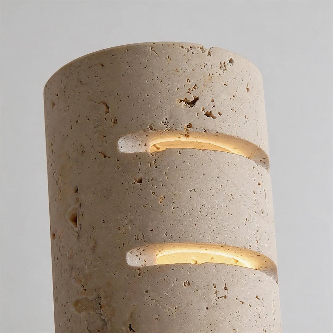 Stone Wall Light Natural Yellow Travertine Outdoor LED Light - view 7