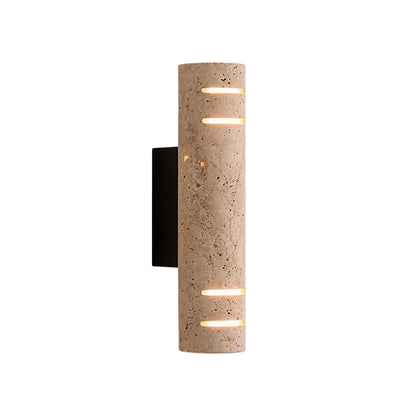 Stone Wall Light Natural Yellow Travertine Outdoor LED Light - view 8