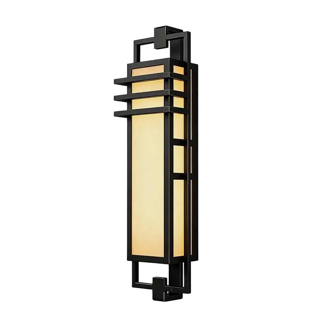 Outdoor Sconce Fixture Modern Geometric Ambient Light - view 10