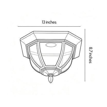 Unique Flush Mount Lighting European Waterproof Ceiling Light - view 8