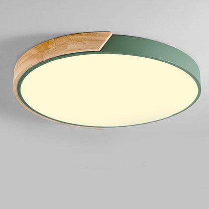 LED Wood Nordic Ceiling Lights Flush Mount Lighting Ceiling Lamp - view 6