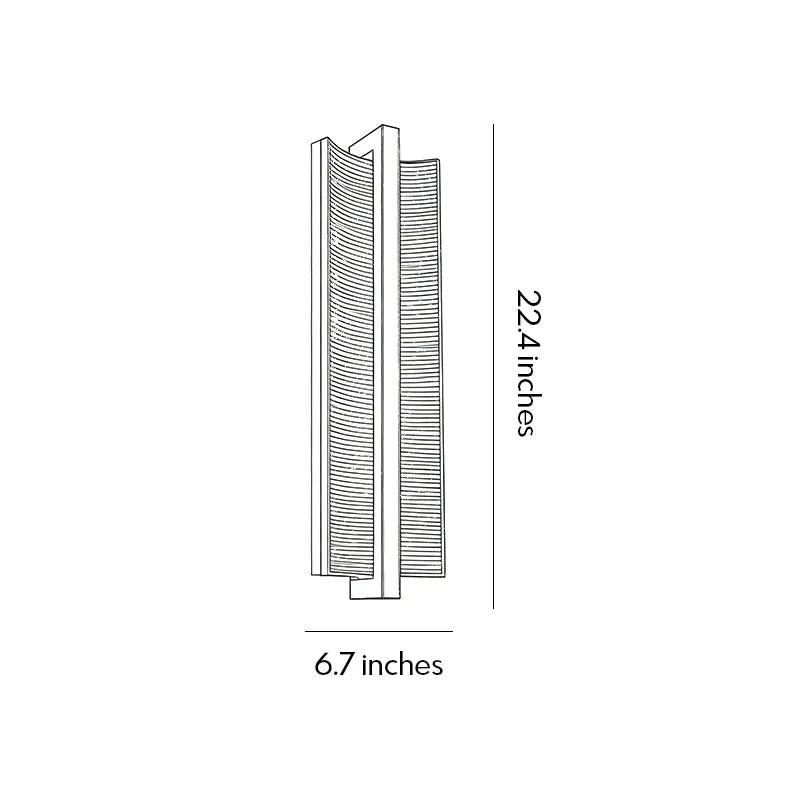 Brown Wall Sconces Modern Minimalist Entryways Resin Light - view 10