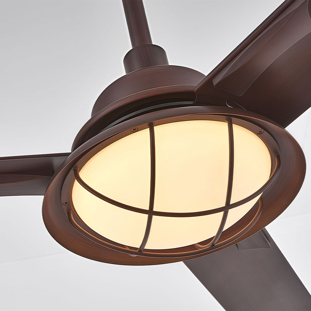 Vintage Ceiling Fans with Lights Waterproof Aluminum Blade Light - view 5