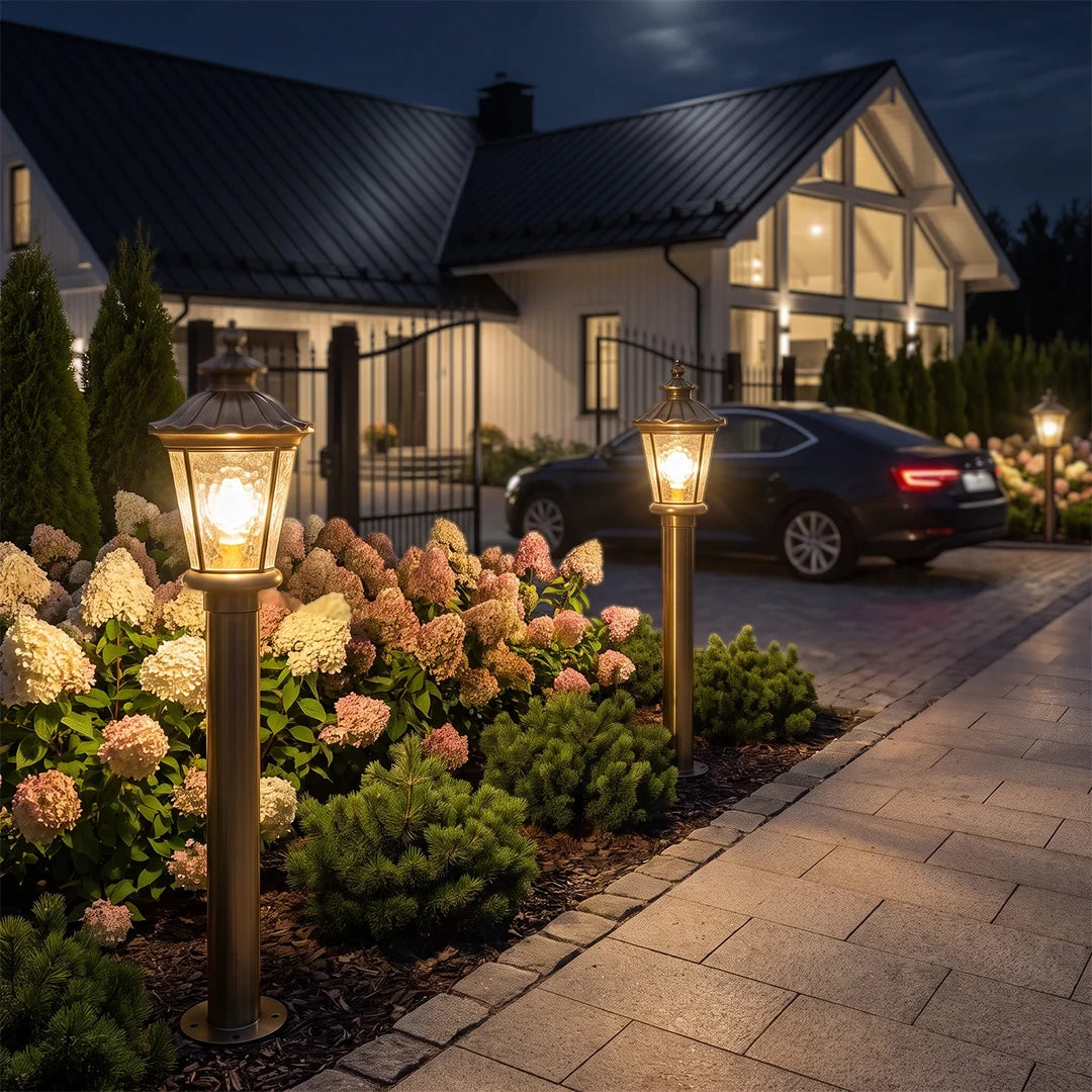 Pillar Post Lights European Vintage Waterproof Light - view 2