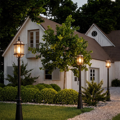 Lamp Post Outdoor Lighting European Vintage Tall Light - view 2