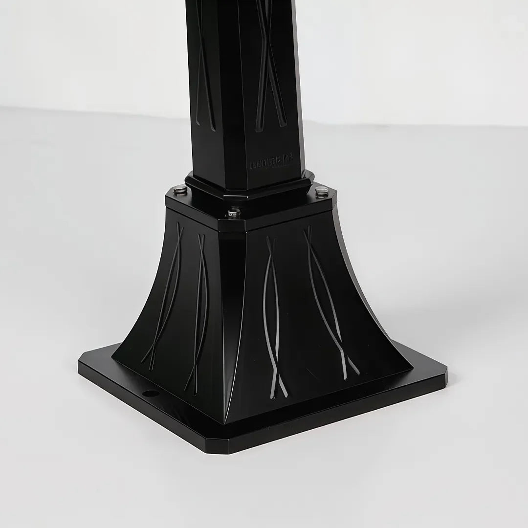 Black Pathway Lights European Vintage Tall Lawn Light - view 10