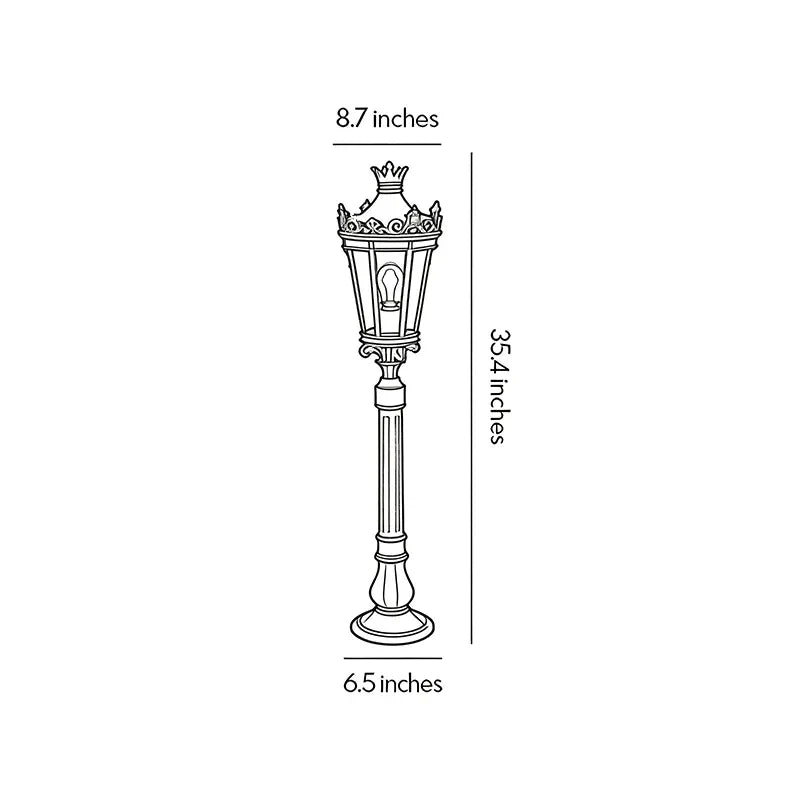 Lamp Post Light Fixture European Vintage Outdoor Light - view 10