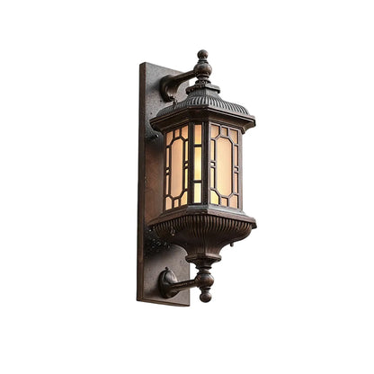 Vintage Outdoor Wall Lantern French Style Metal Light - view 7