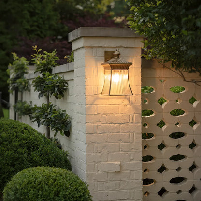 Copper Outdoor Wall Sconce Light European Vintage Waterproof Light