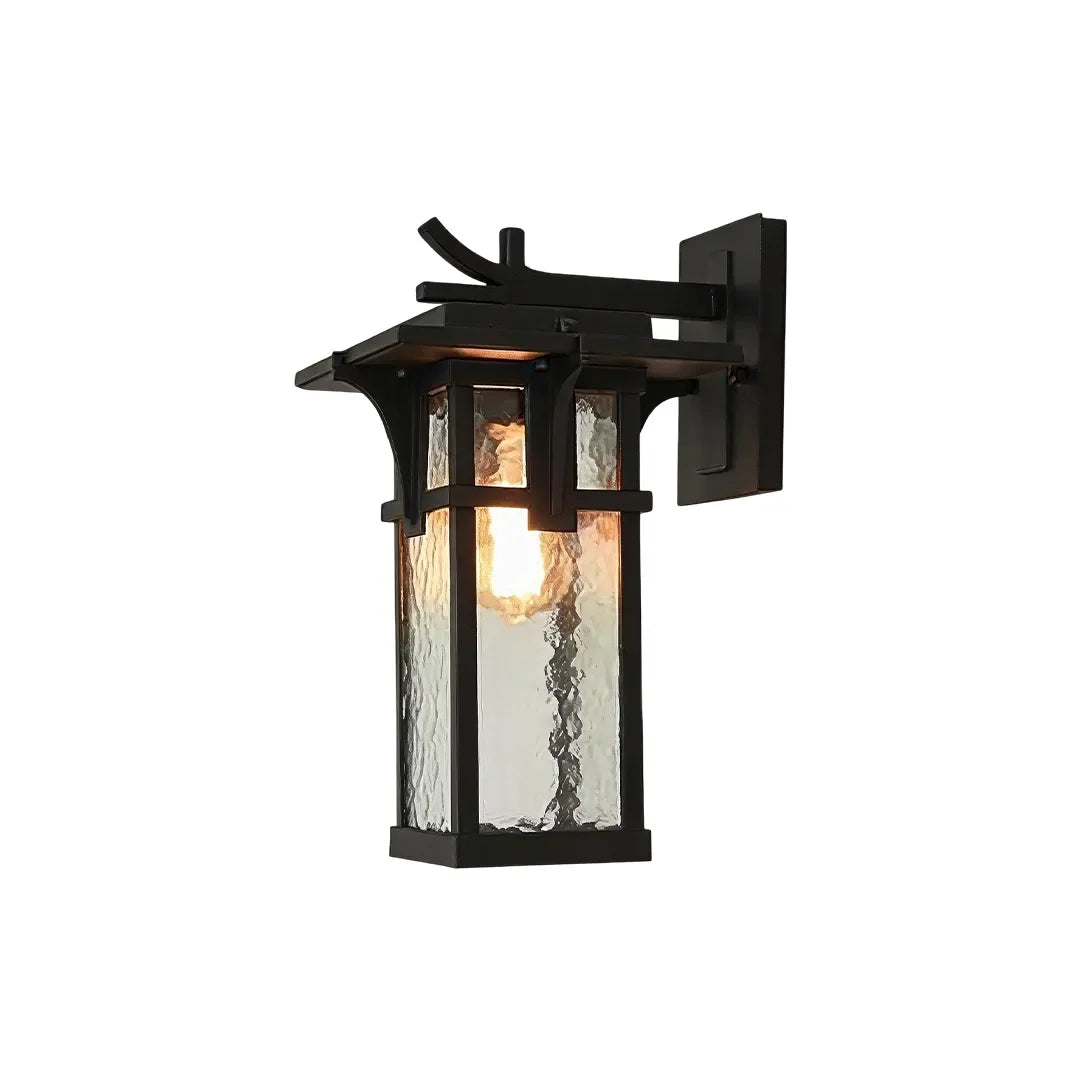 Vintage Wall Light Fixtures Rectangular Glass Outdoor Light - view 13