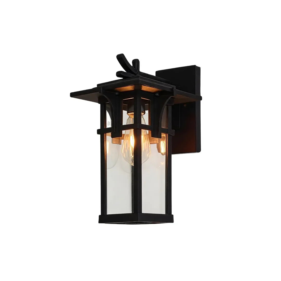 Vintage Wall Light Fixtures Rectangular Glass Outdoor Light - view 12