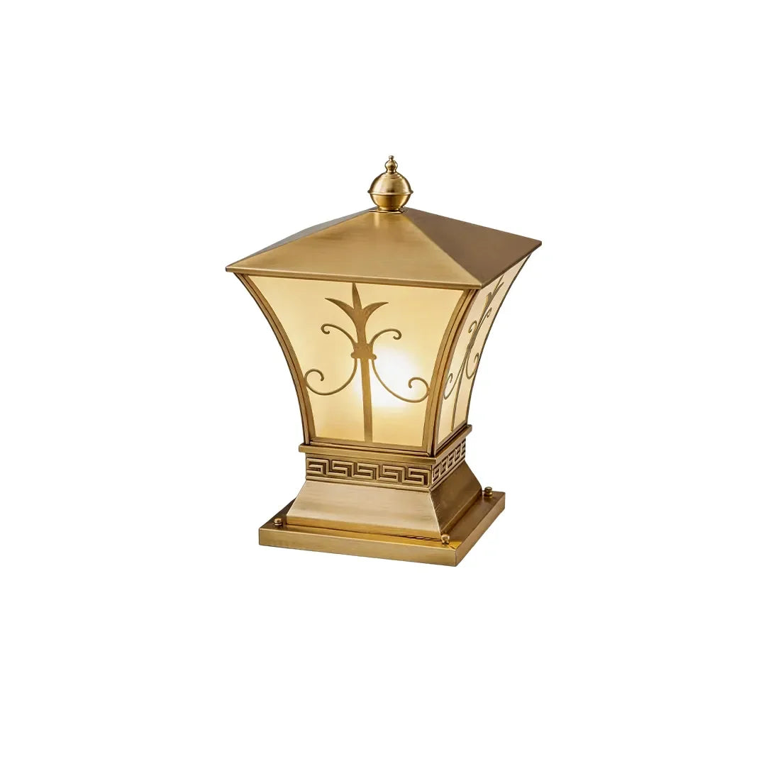 Pillar Light Fixtures Vintage Copper Outdoor Waterproof Light - view 16