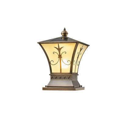 Pillar Light Fixtures Vintage Copper Outdoor Waterproof Light - view 13