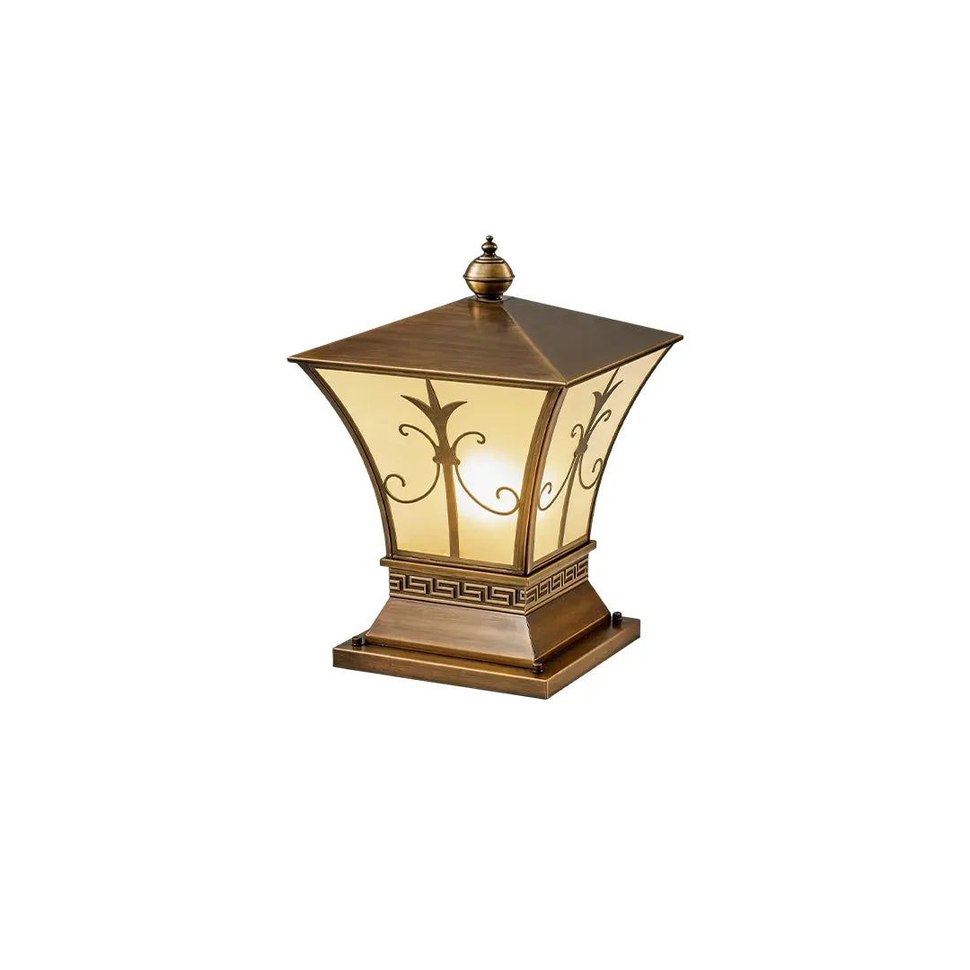 Pillar Light Fixtures Vintage Copper Outdoor Waterproof Light - view 10