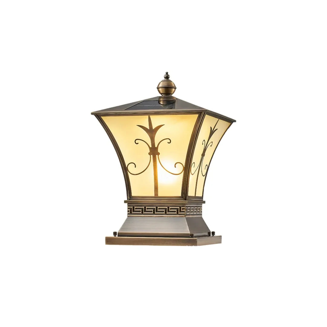Pillar Light Fixtures Vintage Copper Outdoor Waterproof Light - view 14