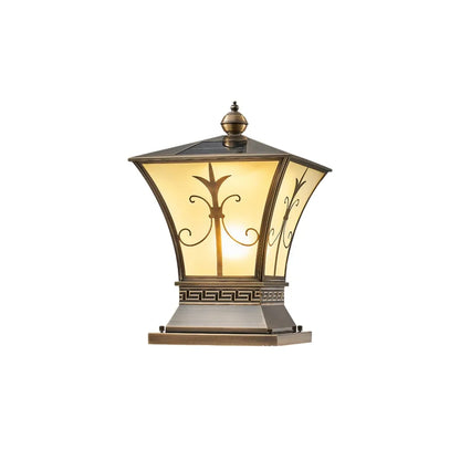 Pillar Light Fixtures Vintage Copper Outdoor Waterproof Light - view 14