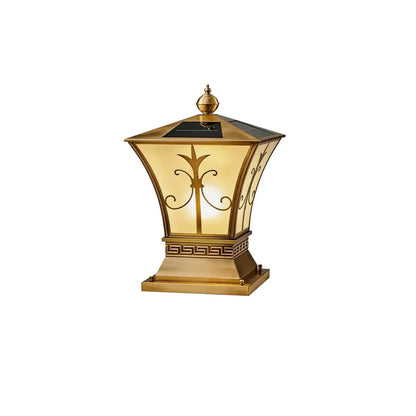 Pillar Light Fixtures Vintage Copper Outdoor Waterproof Light - view 19