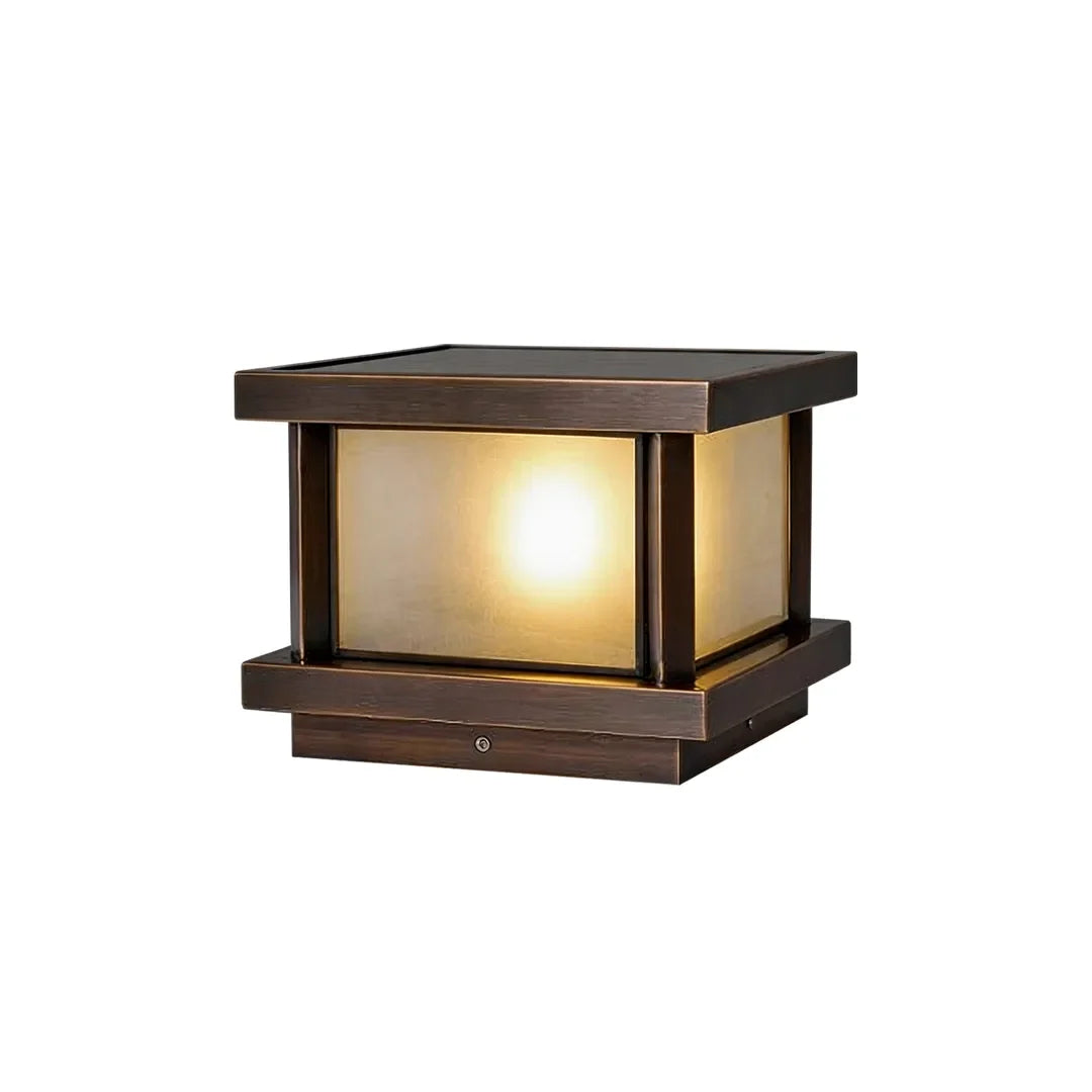 Outdoor Lights for Pillar Tops Modern Copper Waterproof Light - view 10