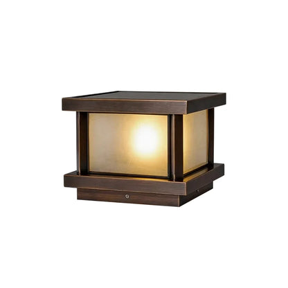 Outdoor Lights for Pillar Tops Modern Copper Waterproof Light - view 10