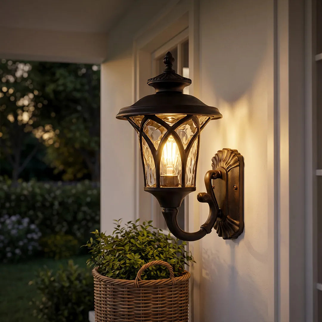 Vintage Wall Sconce Light Fixtures American Outdoor Glass Light - view 6
