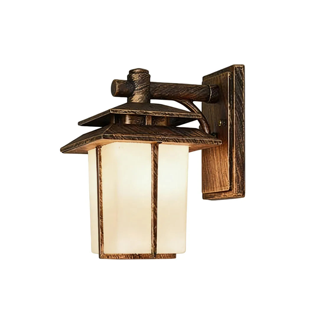 Modern Outdoor Lighting Sconces Minimalist Glass Lantern - view 10