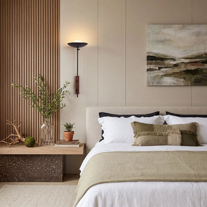 Wall Adjustable Light Modern Minimalist Marble and Glass Light - view 3