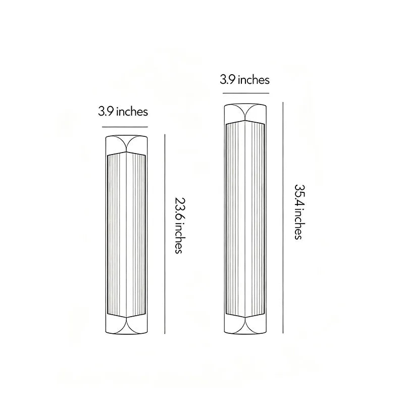 Wall Sconce Outdoor Modern Waterproof Roman Column Light - view 15
