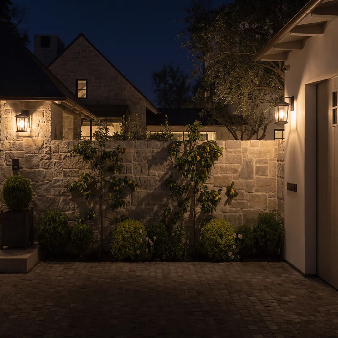 Wall Vintage Lights Outdoor Glass Wall Lantern Lamp - view 2