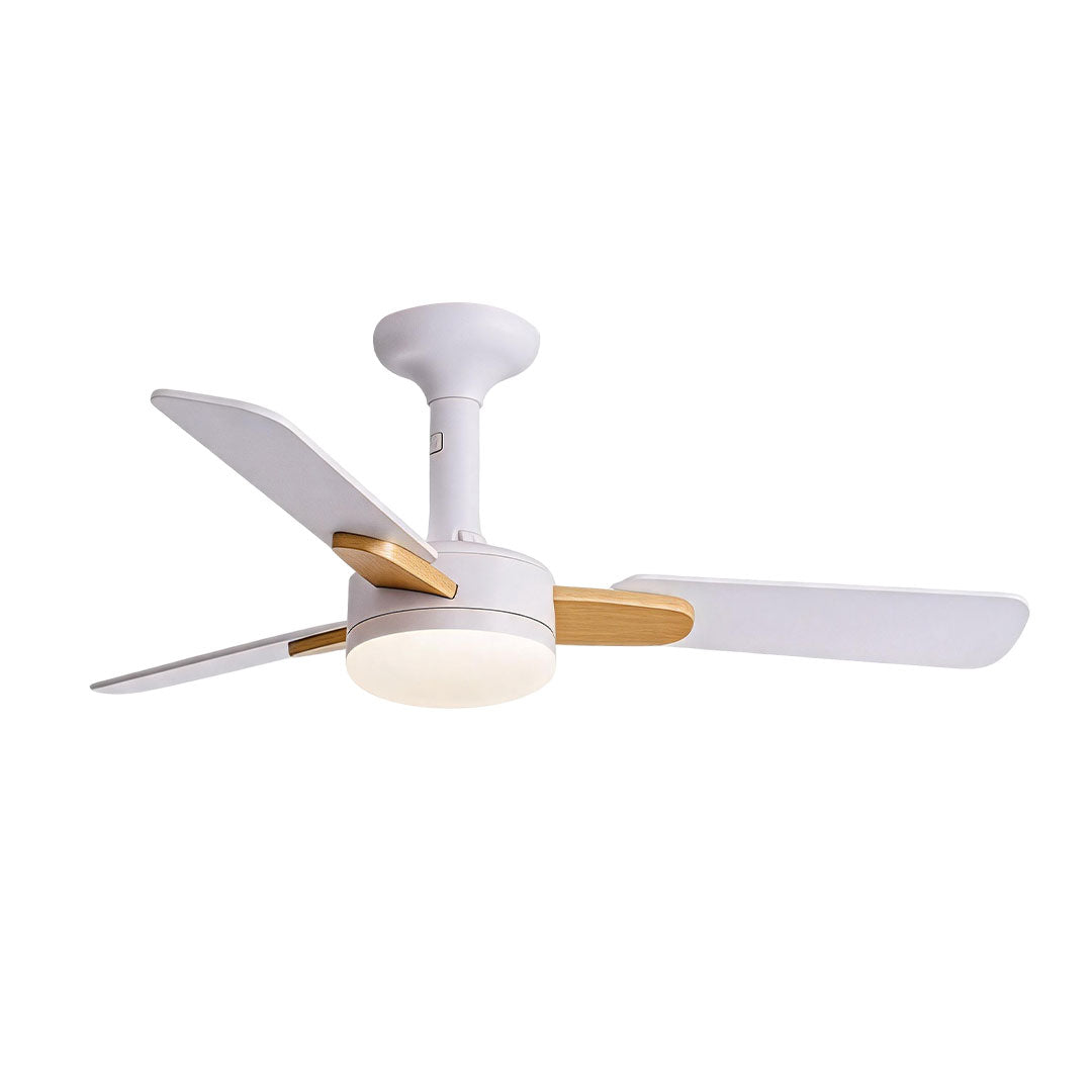 Copper Ceiling Fan with Light Modern Variable Speed LED Lamp - view 7